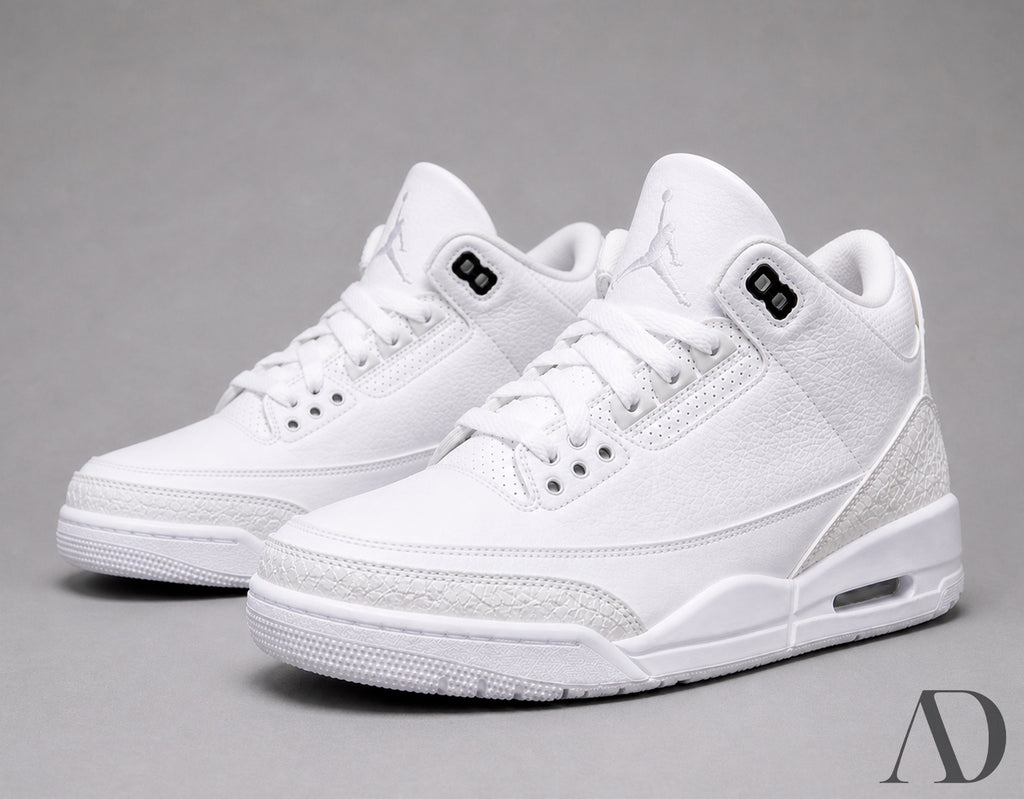 Jordan 3 "Pure White" P̶K̶